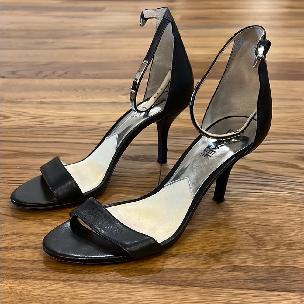 Black Ankle Strap Heels